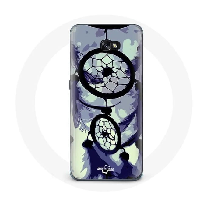 Case voor Samsung Galaxy A3 2017 Dreamcatcher paars grijs en zwart