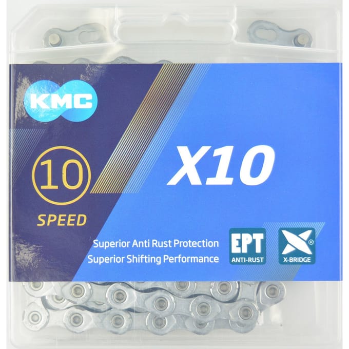 KMC 10-speed fietsketting - anti-roest - zilver - duurzaam - 114 schakels