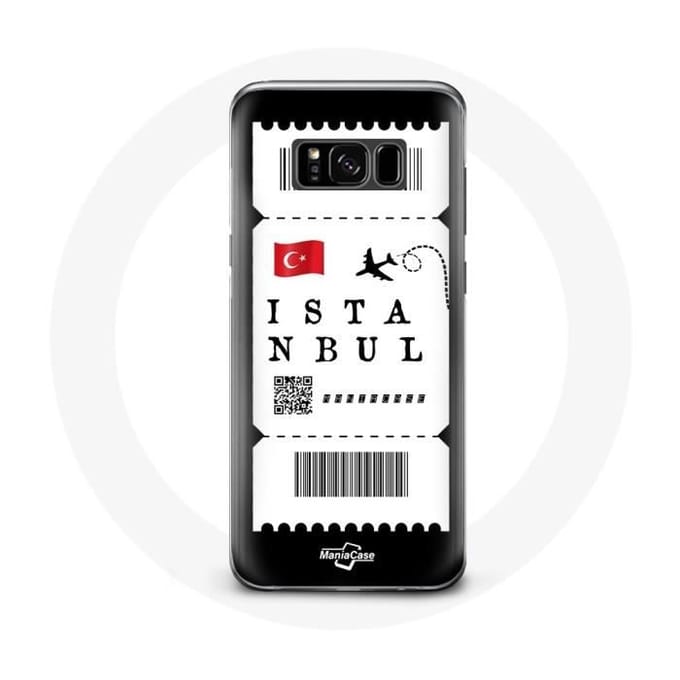 Case voor Samsung Galaxy S8 Vliegticket Istanbul Türkiye