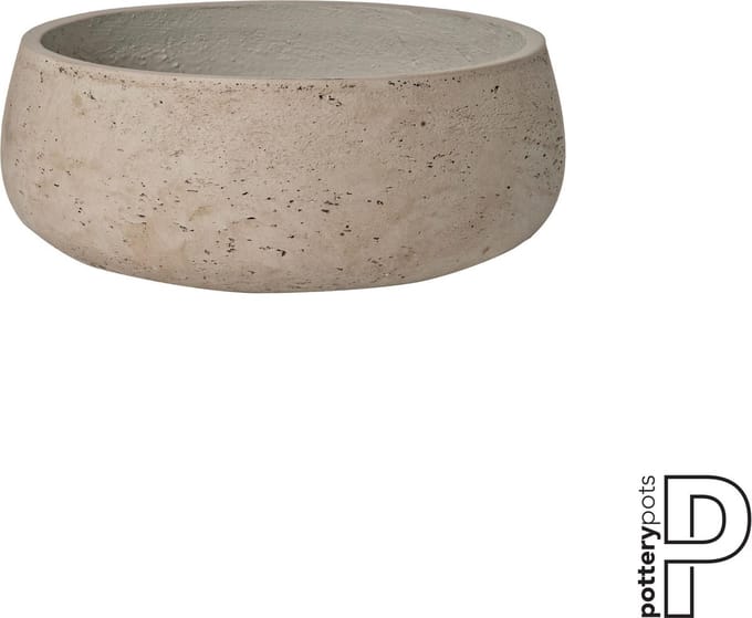 Pottery Pots Bloempot Plantenschaal Grey washed-Grijs D 29 cm H 11 cm