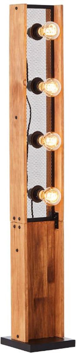 Brilliant Calandra - Vloerlamp - Bruin;Zwart
