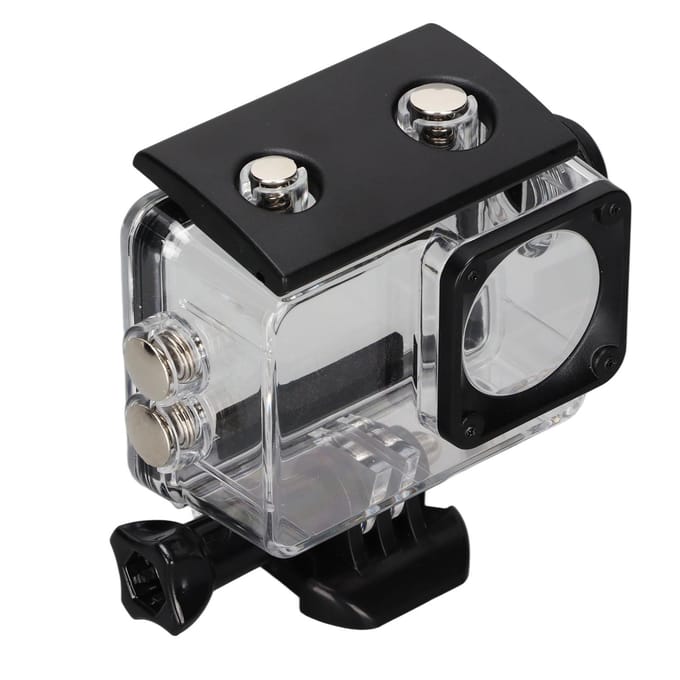 Beschermende behuizing voor actiecamera Oplaadbare waterdichte sportcamera hoes voor C-type dubbel gray