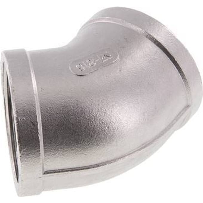 Rp 2'' RVS L-Fitting 45graden 16 Bar - FL2E-F-SH-200R-45