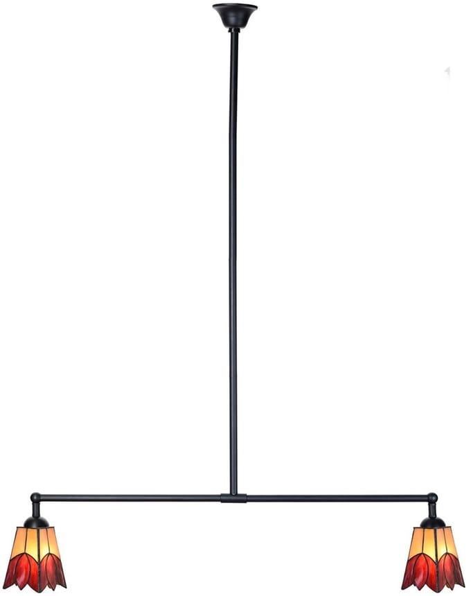 Tiffany T-lamp 2 lichts Fleur de Vanneau Kievitsbloem - Art Deco Trade