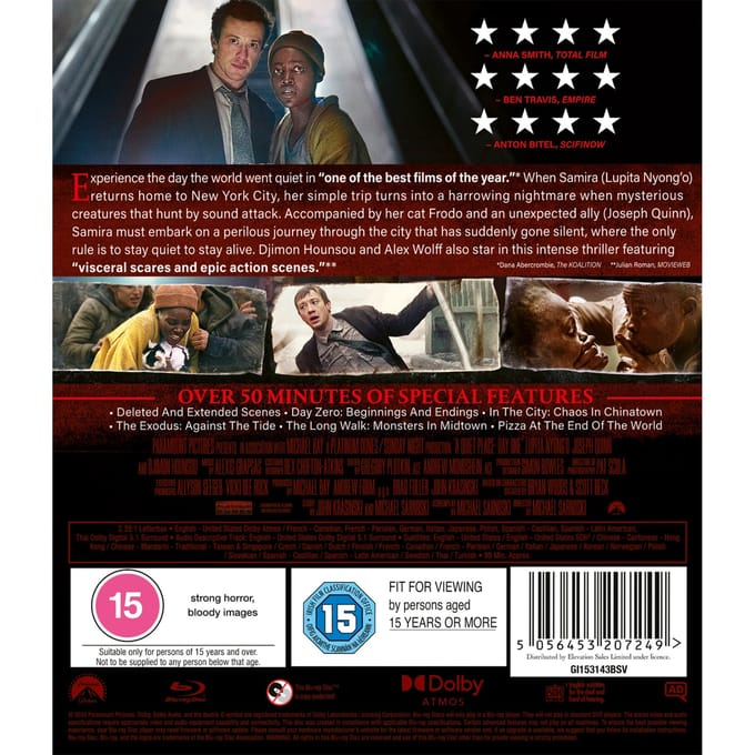 Elevation Sales A Quiet Place: Day One (2024) Blu-ray Engels