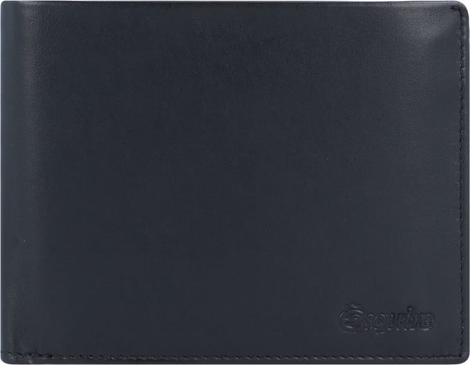 Esquire Nieuw Zijden Portemonnee Leer 12 cm - Jongens - Horizontaal - schwarz