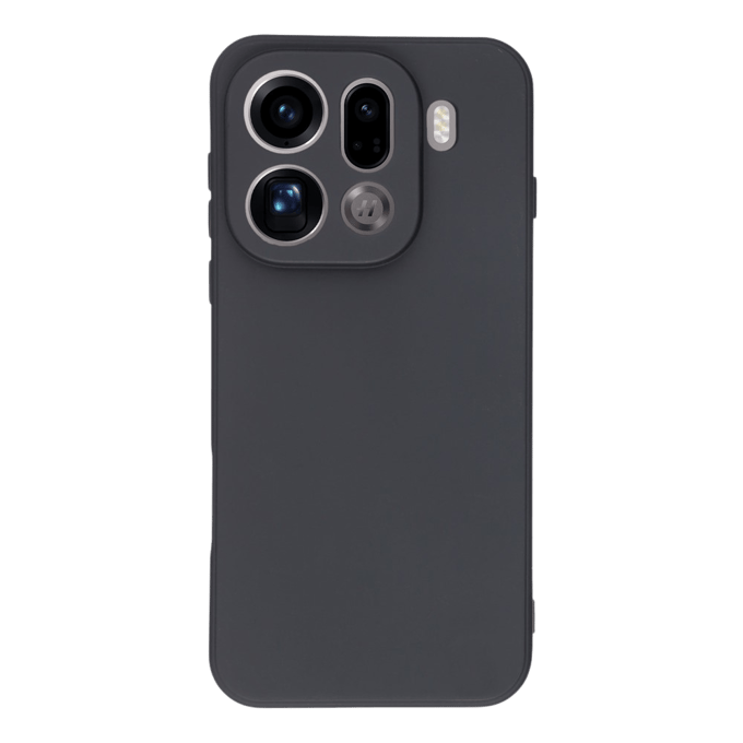 Mocaa OPPO Find X9 Pro Siliconen Hoesje Zwart