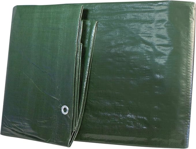 Groene Beschermzeil 3 x 4 m - Weefzeil 100 g/m², Weerbestendig en Sterk