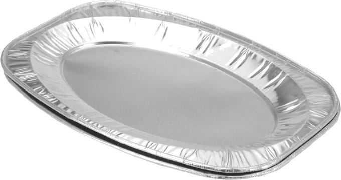 Excellent Houseware Aluminium Serveerschalen 42.5X28.5 Cm 2 Stuks
