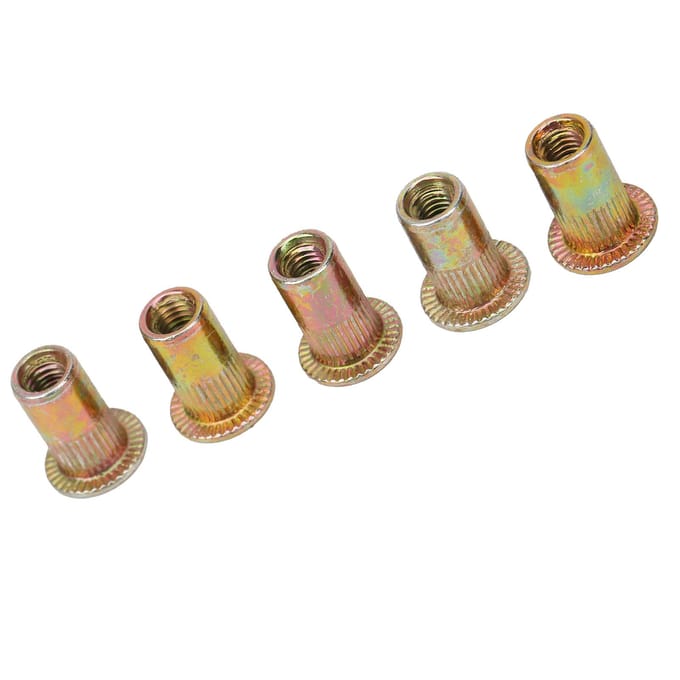 200 Stuks Zinkkleurige Plating M3 Klinkmoer Bevestiger Draadinzetmoeren Kit Hardware Beslag