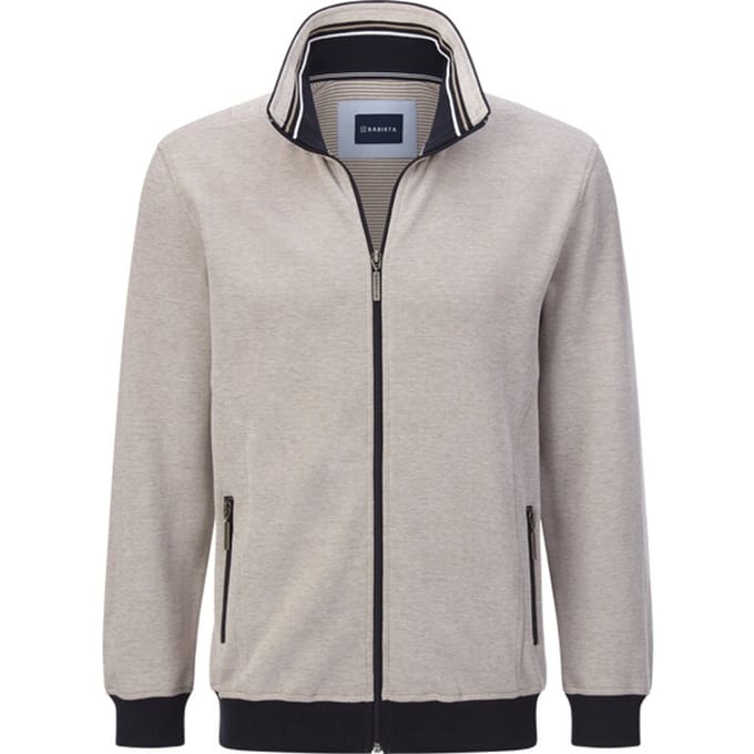 Babista herren Sweatvest - 52/54 - beige - Plus Size