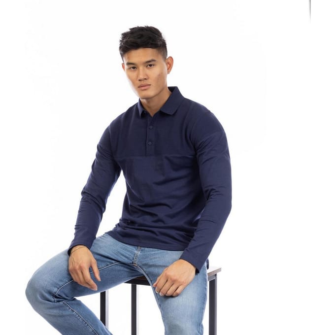Peter Werth Chessum-poloshirt voor heren (Marine)