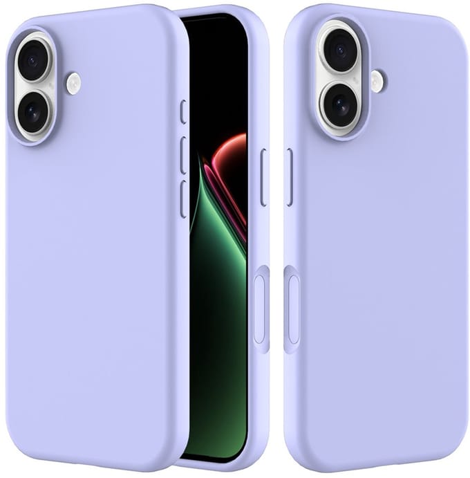 Shockproof Backcover - Liquid Silicone Soft Hoesje - Geschikt voor: iPhone 17 - Lila