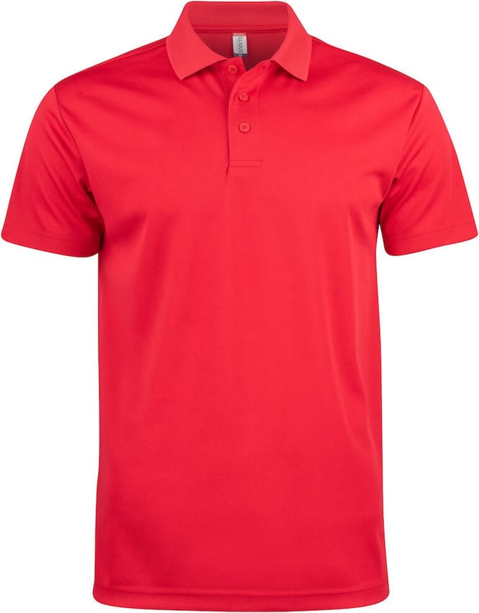 Clique Basic Active Polo 028254 - Rood - M
