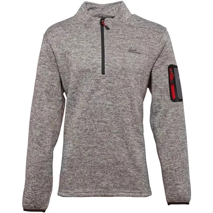 Fleece sweatshirt met halve rits Peak Mountain Cypar