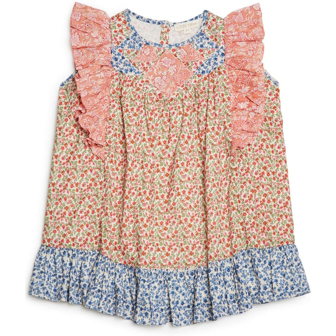 Louise Misha Dress Jyoti Multicolor Patchwork Größe: 12Y | Kleider Outlet | kids