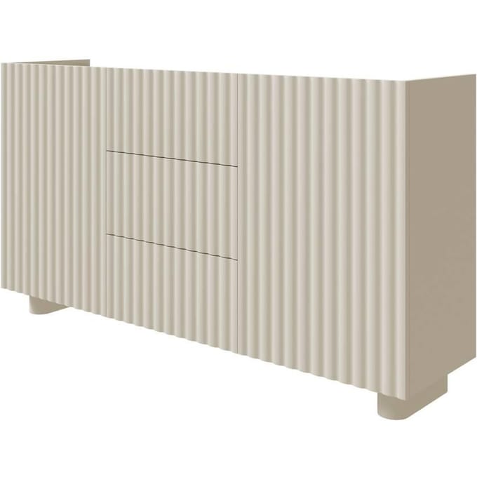 Selsey Fiorra - Tweedeurs dressoir met drie lades 144 cm - Kashmir