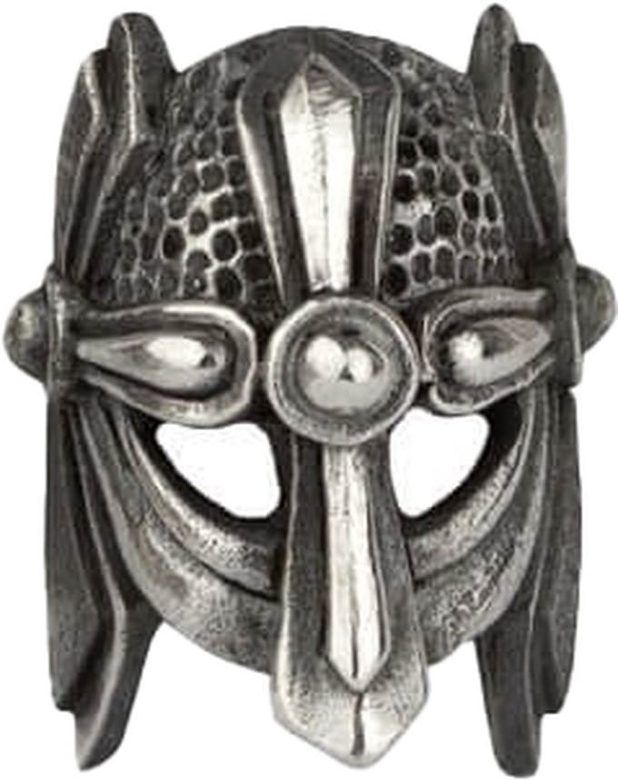 Zilveren "Viking Helm" - Baardkraal (p1004)