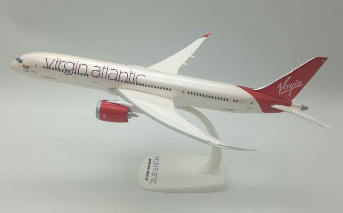 PPC Schaalmodel vliegtuig Virgin Atlantic Boeing 787-9 - 1:200 - 31,5cm