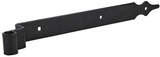 Duimheng - Bocht rustica - Voor 16 mm duim - 45 cm - Zwart