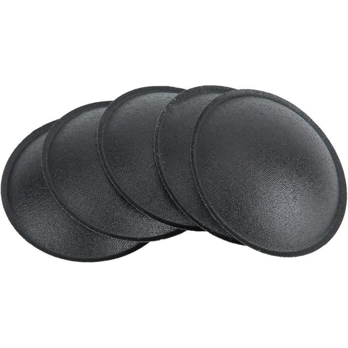 10 STUKS 55MM Stoffen Stofkap met Lichte Elasticiteit voor Luidspreker Decoratie Accessoire black