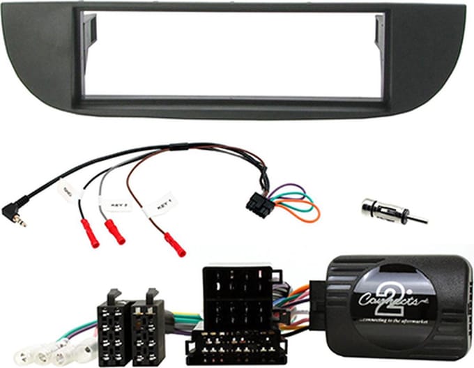 1-DIN kit Fiat 500 2007-2015