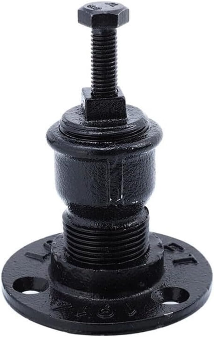 Leuningbeugel - Trapleuningsteun - Veilige Steun - Zwaar Ijzer - 2-5cm - Zwart