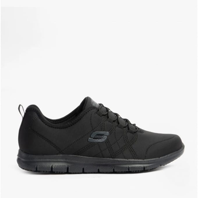 GHENTER SRELT SR Dames Jersey Brei Sneakers Zwart