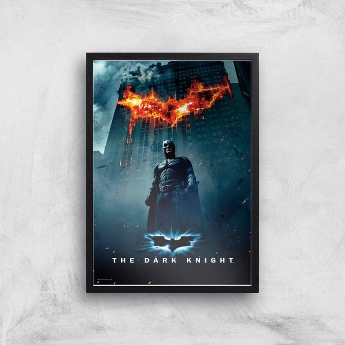 The Dark Knight Giclee Art Print - A2 - Black Frame