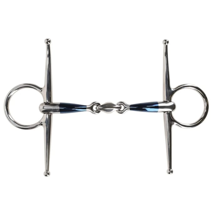Dubbelgebroken sporenbit voor paard QHP
