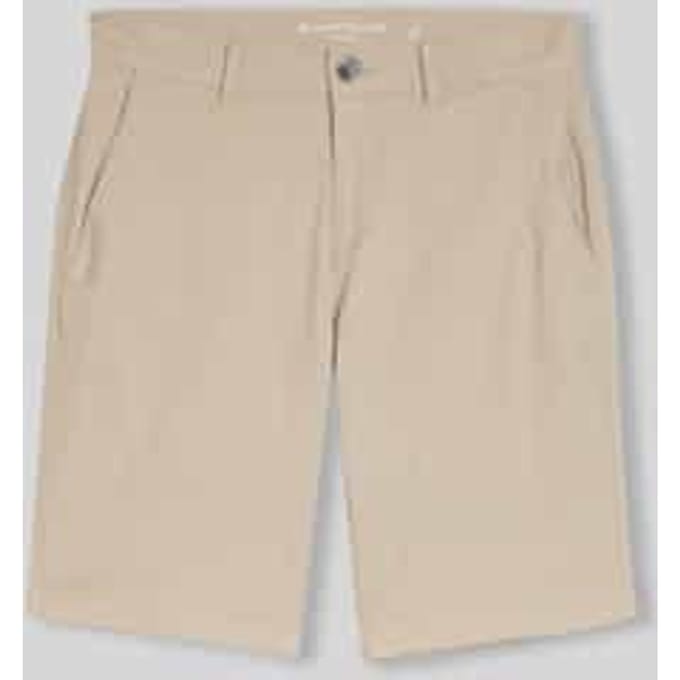 slim fit chinobermuda van puur katoen