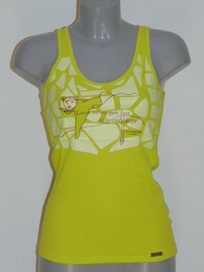 MARLIES DEKKERS FUNKY HALO Lime Tank Top S