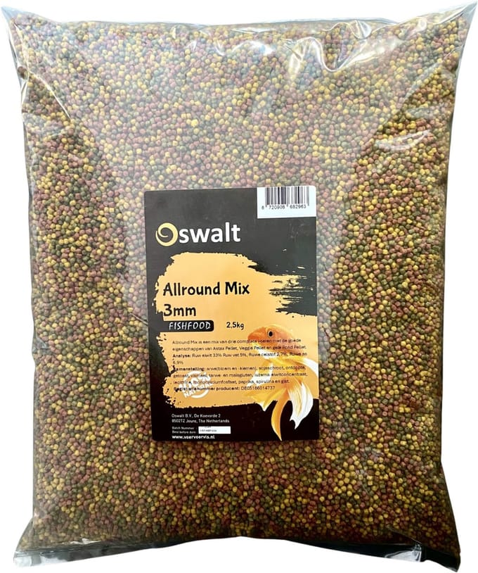 Oswalt Allround Mix - Koivoer - 3mm - 2,5kg