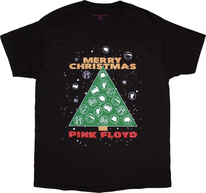 Pink Floyd - Merry Christmas Heren T-shirt - L - Zwart