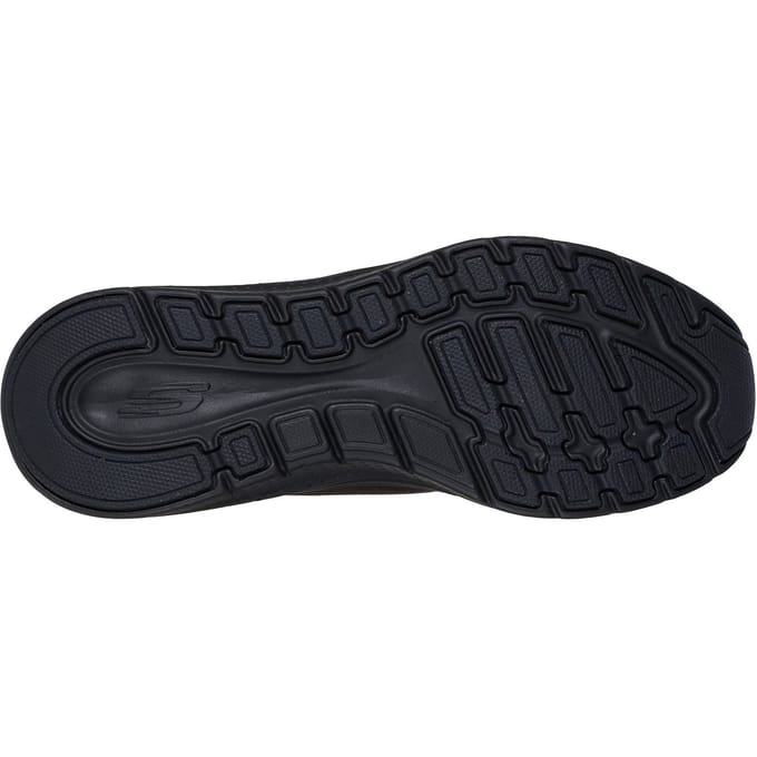 Skechers Arch Fit 2.0 Lestur Textiel Heren Zwarte Sneakers