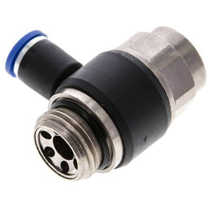 L-stuk Regelventiel 8 mm - G1/2'' Regeling-Uit Messing/Nylon Sleufschroef