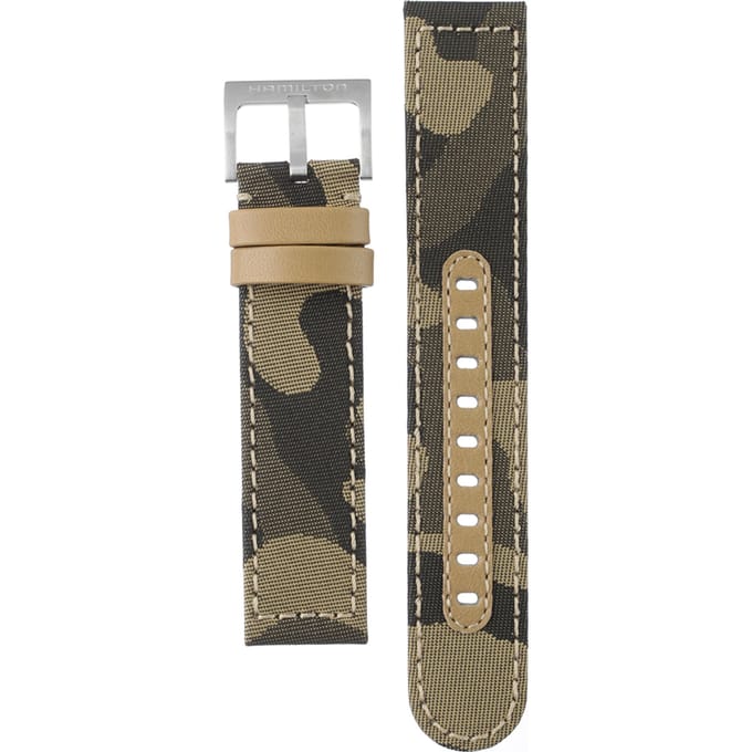 Hamilton Straps H690.705.122 Khaki Field band