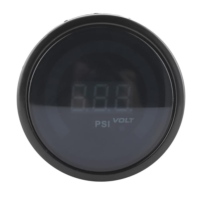 Manomètre de Pression de Turbo 52mm 2in -15-45PSI Affichage LED Numérique pour Véhicules Essence 12V black