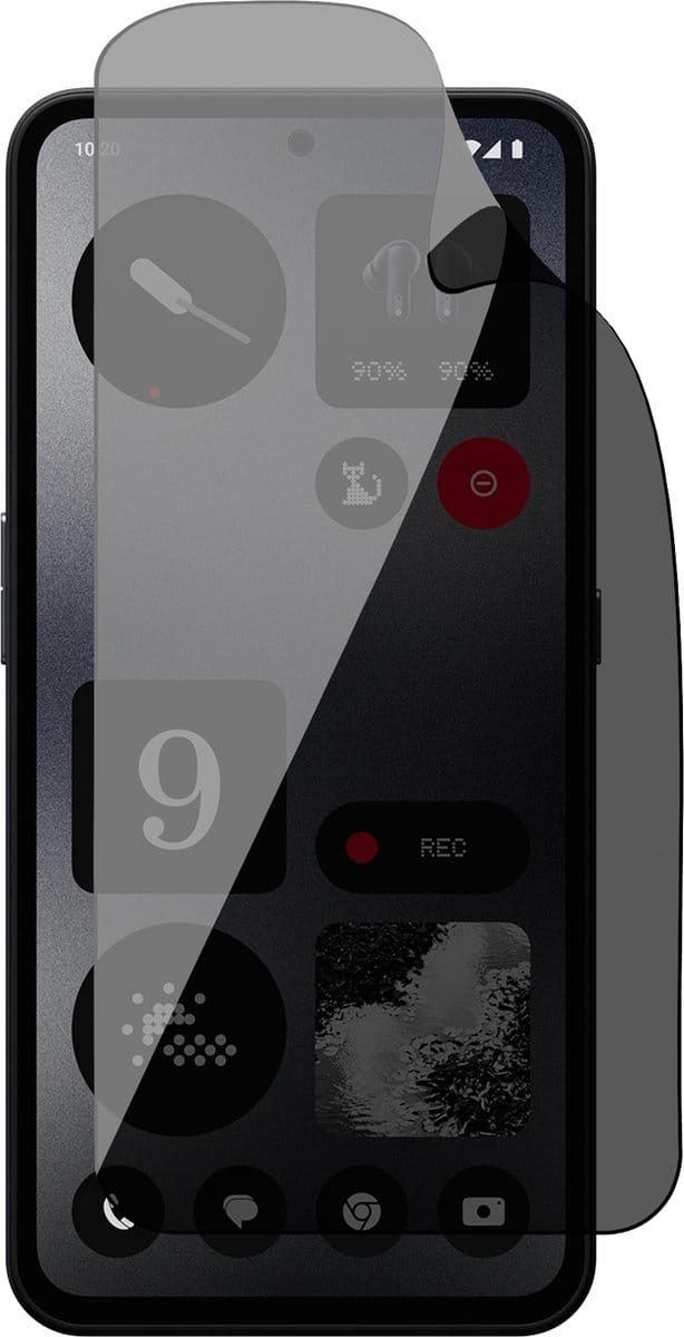 Privacy Screenprotector geschikt voor CMF Phone 1 - 1x FlexGuard Screen Protector