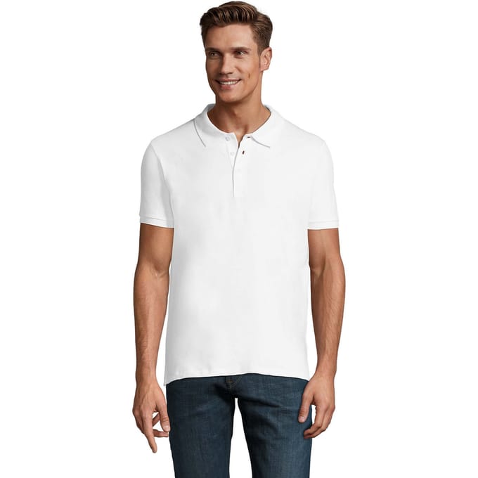 SOLS Heren Phoenix Poloshirt (Wit)