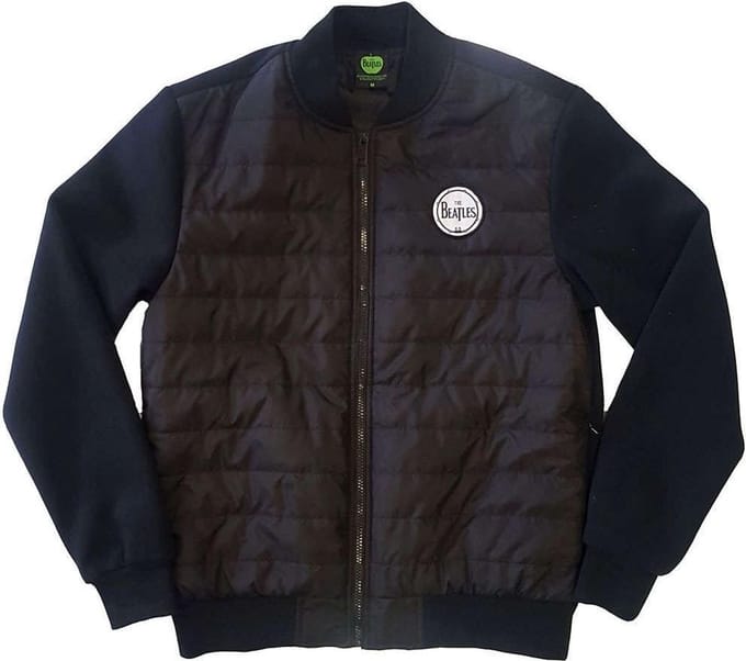 The Beatles - Drum Logo Jacket - L - Grijs/Zwart