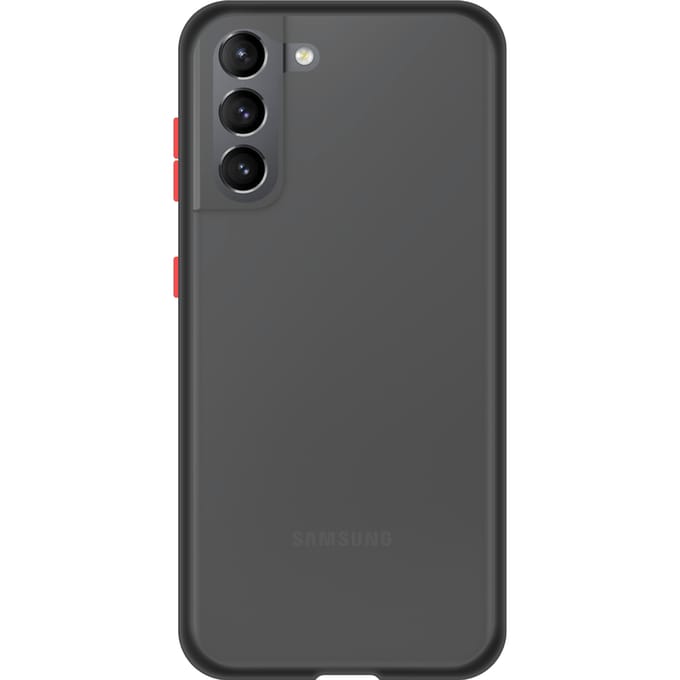 Samsung Galaxy S21 Back Cover - Zwart/Transparant