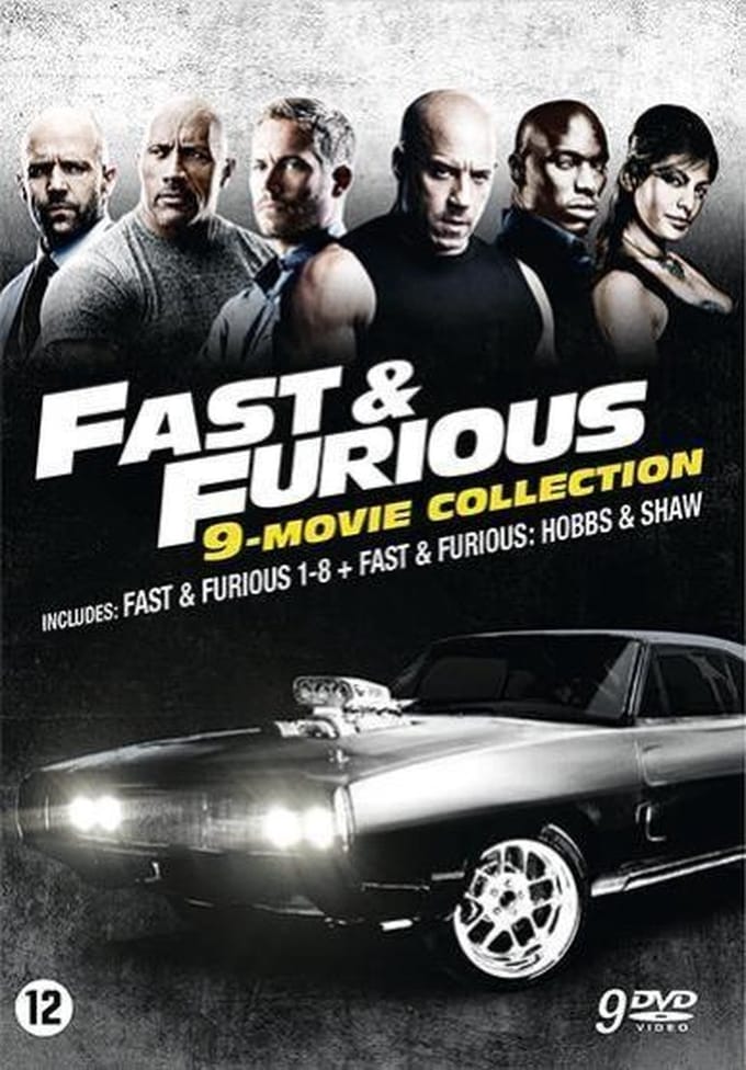 Fast & Furious 1 - 8 - Hobbs & Shaw (DVD)