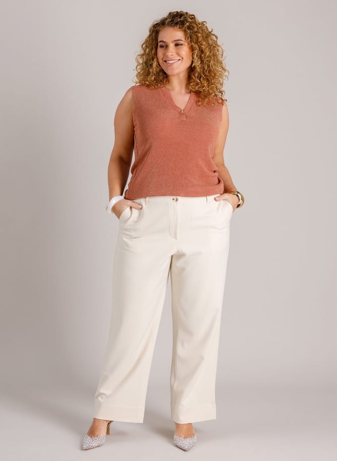 YEST CURVE Linn Bottoms - Natural - maat 2(50)