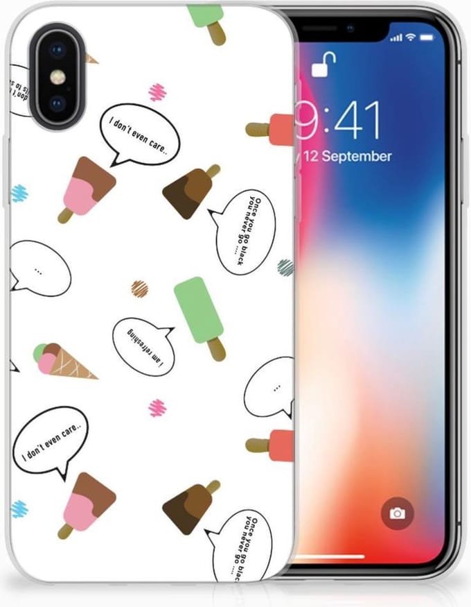 Apple iPhone X | Xs Siliconen Case IJsjes