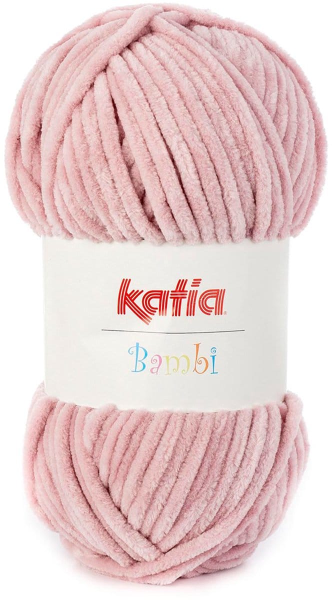Katia Bambi - 326 oudroze - Chenille Garen
