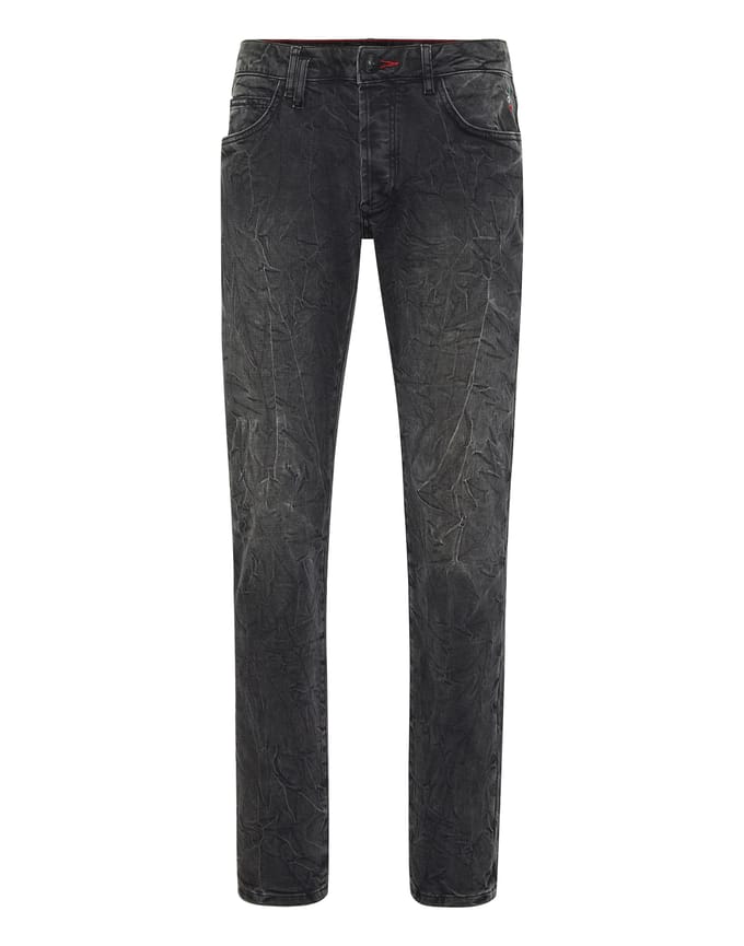 Jeans Recht Model Skull