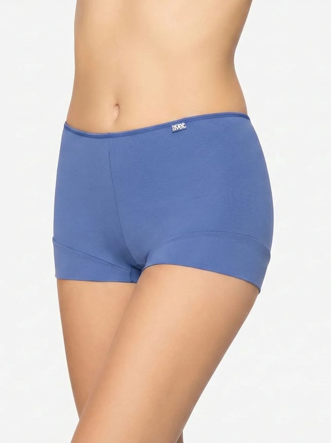 Avet 3844 dames boxershort microfiber - Blauw / XL