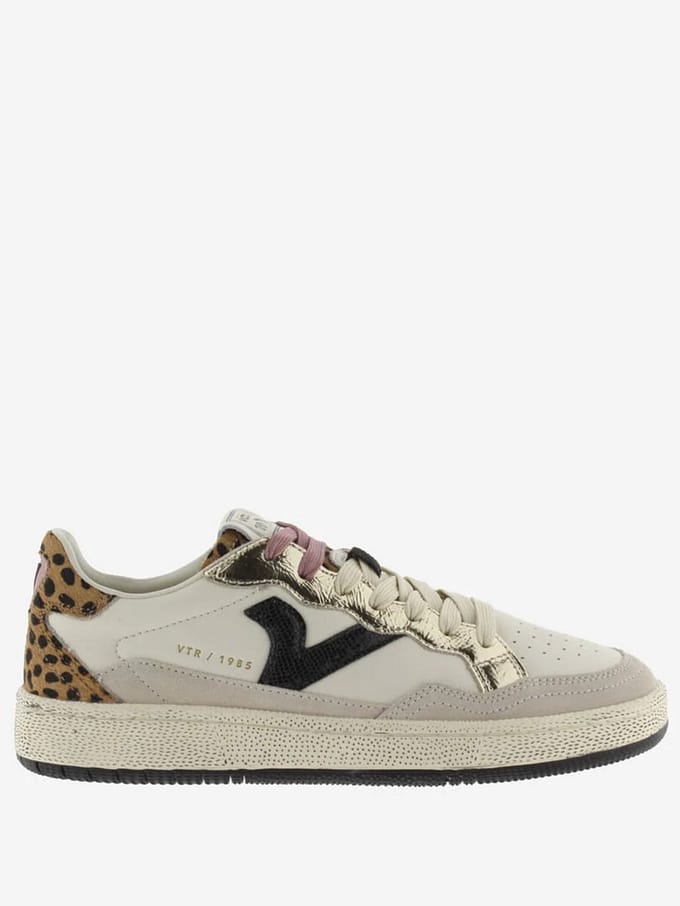 Victoria® Dames Sneakers - Creme - Leer,Suéde - Maat 36