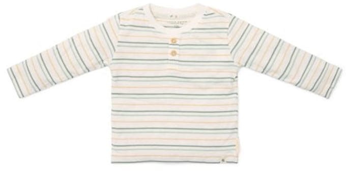 Shirt lange mouw - Wit - Forest Friends - Stripe-98
